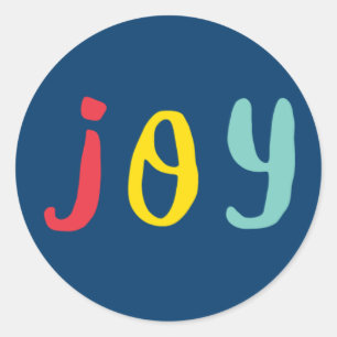 Immer helle Freude Multi-Color   Aufkleber für den