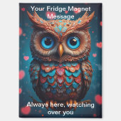 Immer hier, beobachten Sie Ihren Kühlschrank Magnet (Vorderseite)