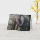 IMMER HIER FÜR SIE KARTE (Gelbe Blume)