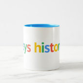 Immer historisieren zweifarbige tasse (Mittel)
