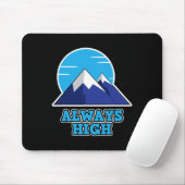 Immer hoch bei Outdoor-Fans - Wandern Mousepad (Mit Mouse)