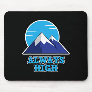 Immer hoch bei Outdoor-Fans - Wandern Mousepad