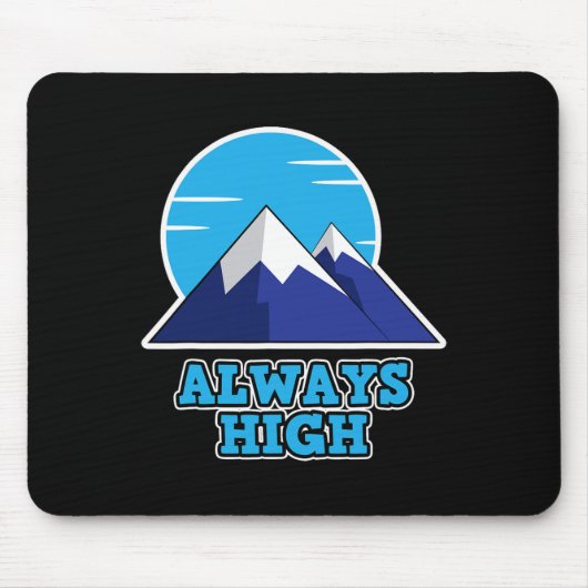 Immer hoch bei Outdoor-Fans - Wandern Mousepad (Vorne)