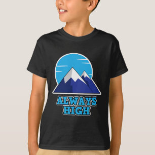 Immer hoch für Outdoor-Fans - Wandern T-Shirt