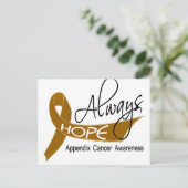 Immer Hoffnung auf einen angebundenen Krebs Postkarte (Stehend Vorderseite)
