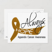 Immer Hoffnung auf einen angebundenen Krebs Postkarte (Vorne/Hinten)