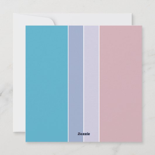 Immer Hoffnung haben Feiertagskarte (Rückseite)