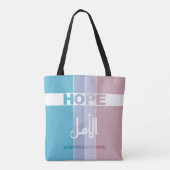 Immer Hoffnung haben Tasche (Rückseite)