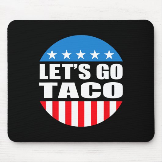 Immer Hühner raus gehen Taco Funny Meme Mousepad (Vorne)