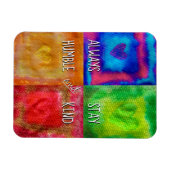 Immer Humble und Kind Magnet Bleibe (Horizontal)