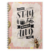 Immer Hummel und Kind Bleibe Notizblock (Vorderseite)