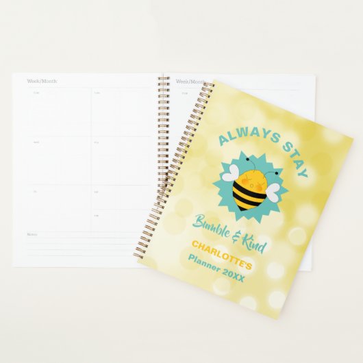 Immer Hummel und Niedliche Bienenpuppe Bleibe Planer (Anzeige)