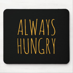 Immer hungriges Essen Bodybuilding Protein M Kohle Mousepad