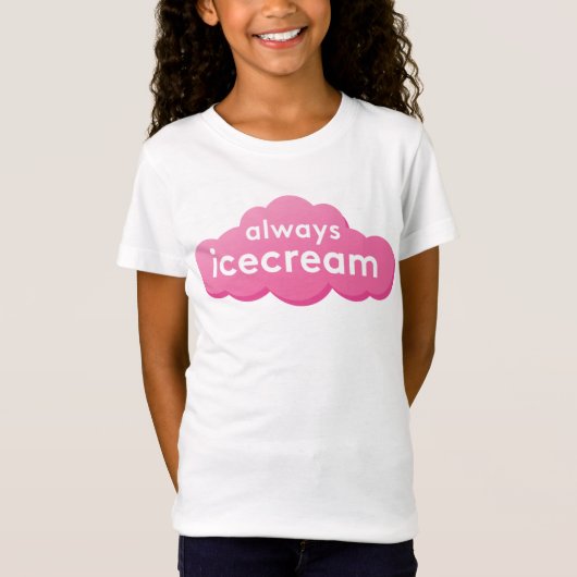 Immer Icecream-Logo-Shirt T-Shirt (Vorderseite)