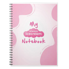 Immer Icecream-Notebook Notizblock