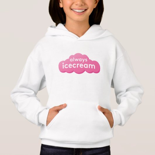 Immer Icecream Sweatshirt ohne Personalisierung (Vorderseite)