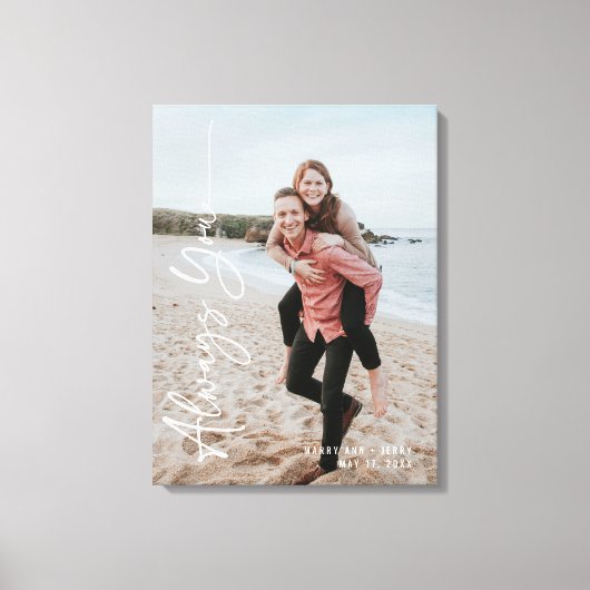 Immer Ihr Jubiläum Verlobung Hochzeitstag Leinwanddruck (Vorderseite)