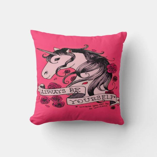 immer Ihr Selbstwerfkissen sein Kissen (Vorderseite)