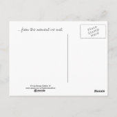 Immer Ihre Postkarte (Rückseite)