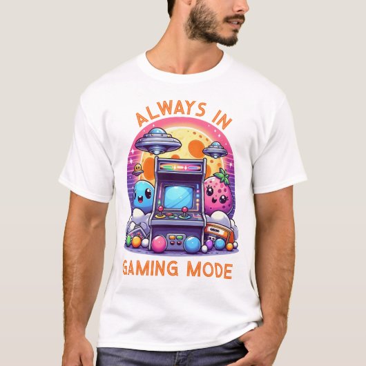 Immer im Gaming-Modus T - Shirt (Vorderseite)