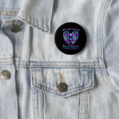 Immer im Herzen meines Cousins Suizidprävention Button (Beispiel)