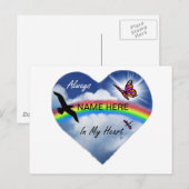 Immer im Herzen Postkarte (Vorne/Hinten)