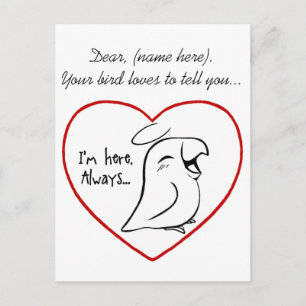 Immer im Herzen Postkarte