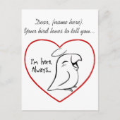 Immer im Herzen Postkarte (Vorderseite)