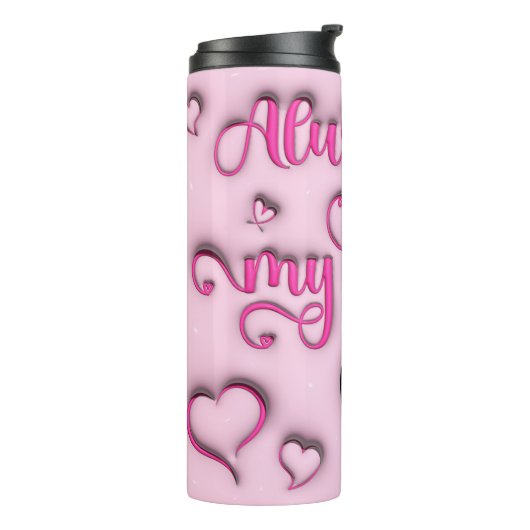 Immer im Herzen Thermosbecher (Nach links gedreht)