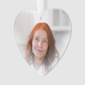 Immer im Kopf in der Mama "Mein Herz" Foto Ornament (Vorderseite)