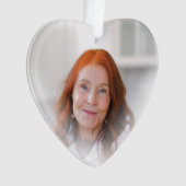 Immer im Kopf in der Mama "Mein Herz" Foto Ornament (Vorderseite)