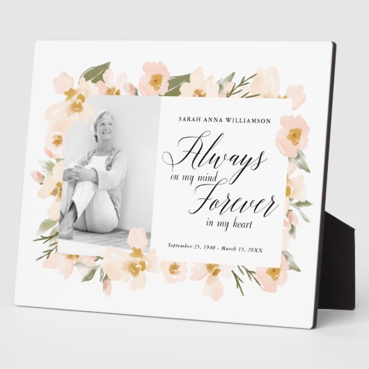 Immer im Kopf in meinem Gedächtnis Fotoplatte (Seite)