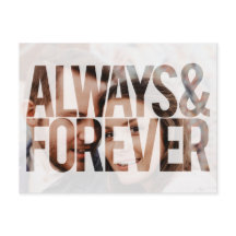 Immer & immer Foto Typ Save the Date Postkarte