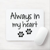 Immer in meinem Herz Maus-Pad Mousepad (Mit Mouse)