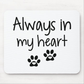 Immer in meinem Herz Maus-Pad Mousepad