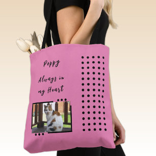 Immer in meinem Herzen 2 Foto Liebhaber rosa Tasche