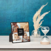 Immer in unserem Herz Blumenbeet florale FotoColla Fotoplatte (InSitu)