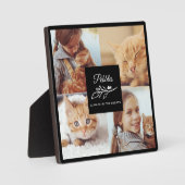 Immer in unserem Herz Blumenbeet florale FotoColla Fotoplatte (Vorderseite)