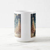 Immer in unserem Herz Weihnachtsschmuck Pit Bull Kaffeetasse (Mittel)