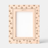 Immer in unseren Herzen Niedliche Katzen Päuse Mem Geätzte Rahmen (Vorderseite)