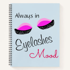 immer in Wimperntusche Sättigungsbeutel Notizblock