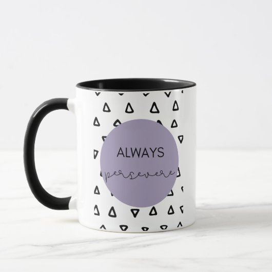 Immer Inspiration fortsetzen Tasse (Links)