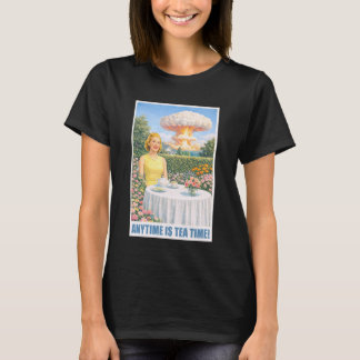 Immer ist Teestunde - 1950er Atombombe Lustige Gar T-Shirt