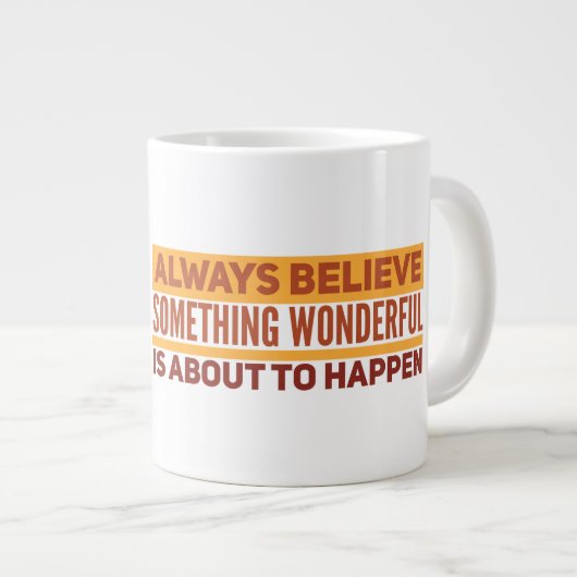 Immer Jumbo-Tasse verschenken (Vorderseite Rechts)