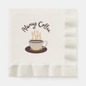 Immer Kaffee-Streaming Hot-Cup Kaffee Serviette (Vorderseite)
