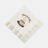 Immer Kaffee-Streaming Hot-Cup Kaffee Serviette (Ecke)