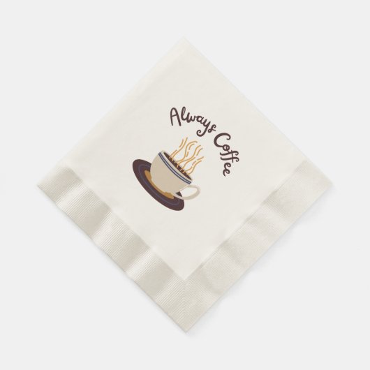 Immer Kaffee-Streaming Hot-Cup Kaffee Serviette (Ecke)