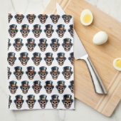 Immer klassisch geschirrtuch (Viertel Falte)