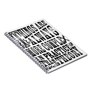 immer komplexer notizblock