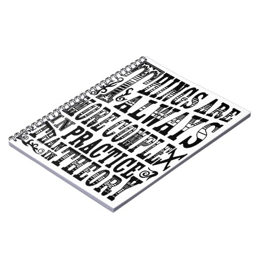 immer komplexer notizblock (Linke Seite)